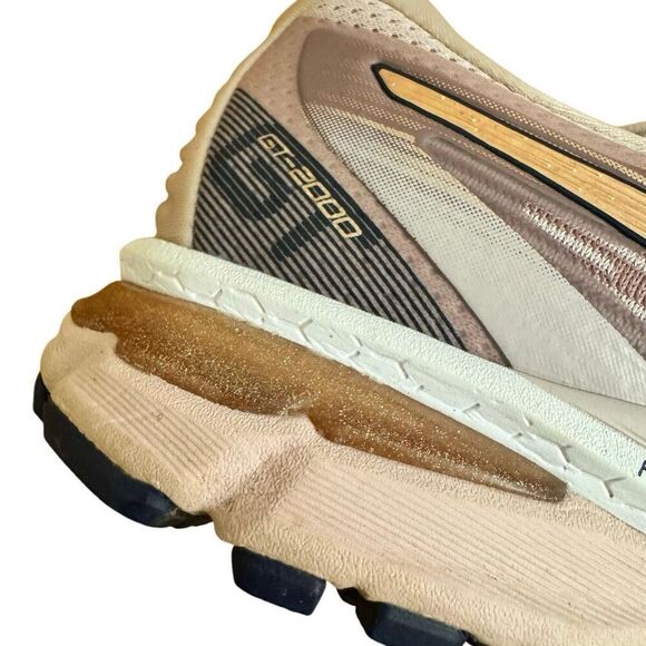 Asics GT-2000 8 Rose Gold Sneakers Women's Size 9.5 Wide Excellent Condition - Picture 6 of 8